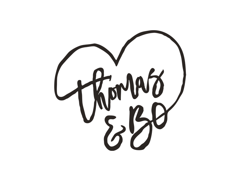 Logo Wedding Thomas en Bo DEF